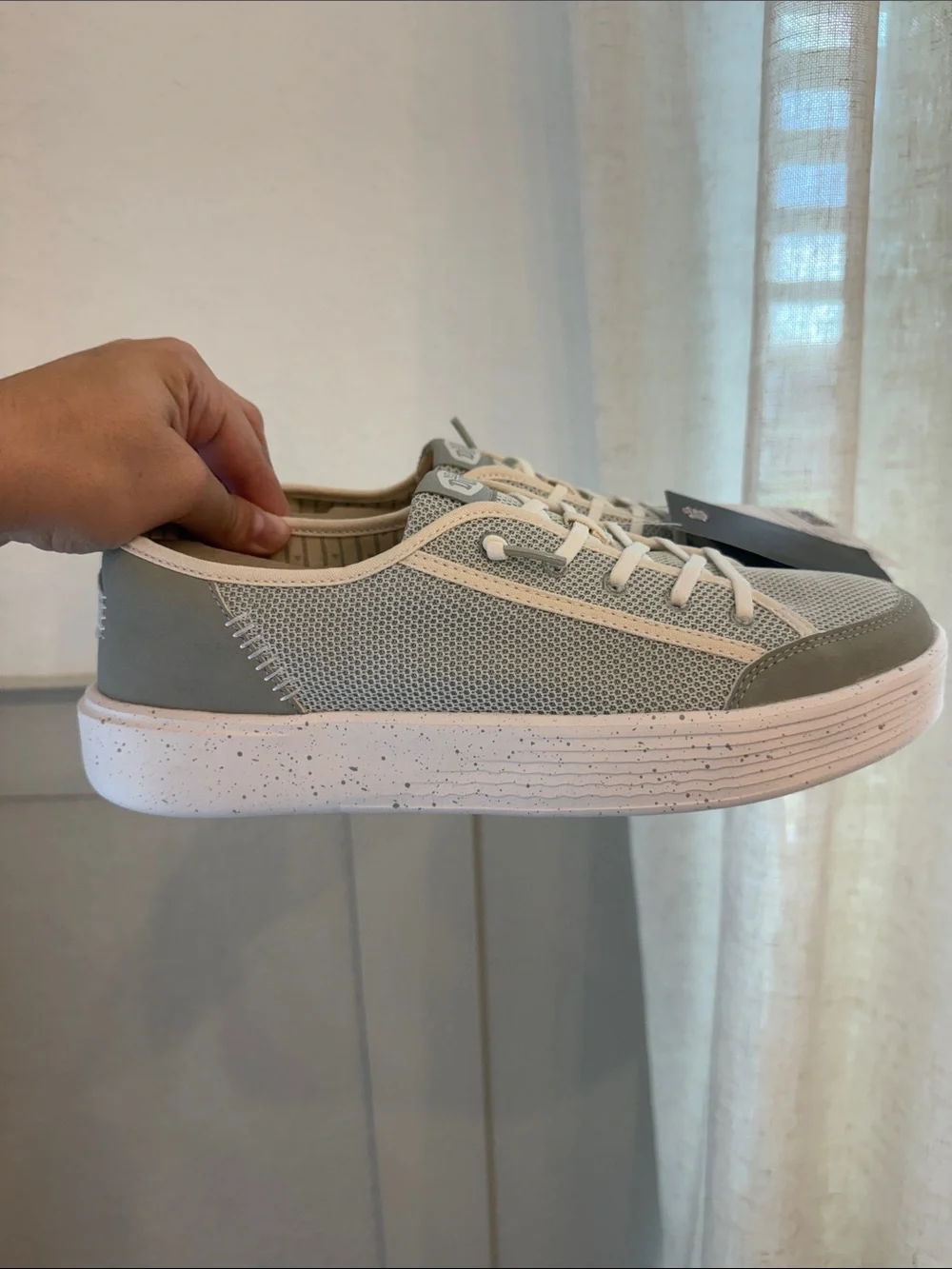 Hey Dude Cody stretch Mesh in Light Grey